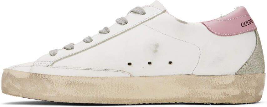 Golden Goose White Super-Star Skate Sneakers - Picture 5