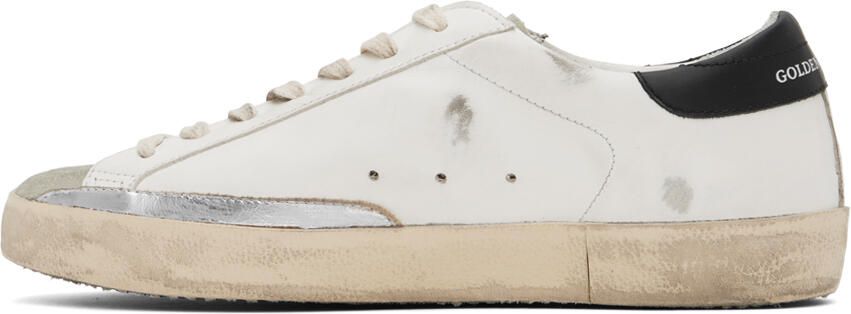 Golden Goose White Super-Star Skate Sneakers - Picture 7