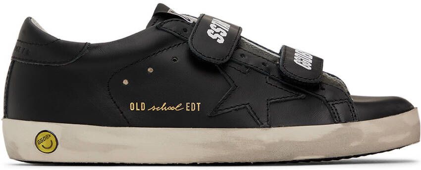 Golden Goose Kids Black Old School Sneakers - Picture 4
