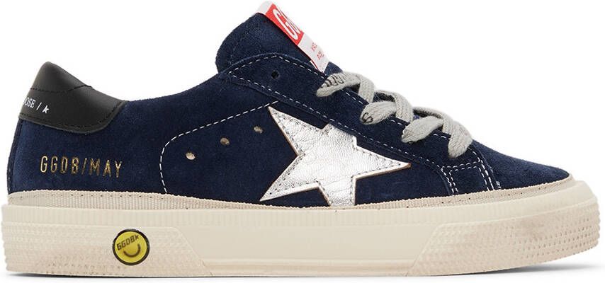 Golden Goose Kids Navy May Sneakers