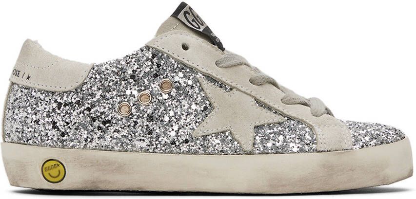 Golden Goose Kids Silver Super-Star Sneakers
