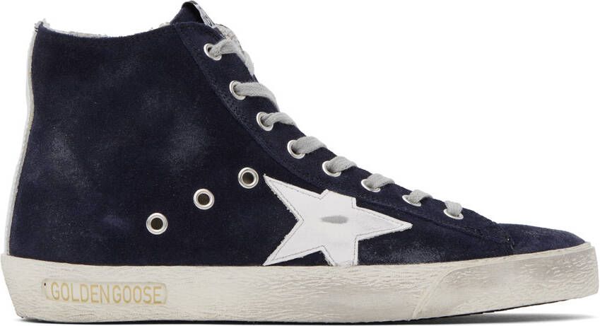 Golden Goose Navy Francy Sneakers