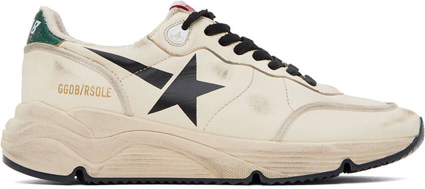 Golden Goose Off-White Running Sole Sneakers - Picture 5