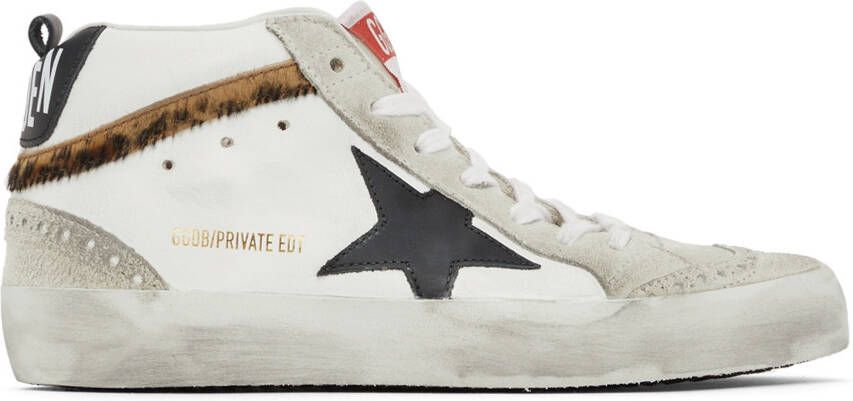 Golden Goose SSENSE Exclusive Mid Star Leopard Sneakers - Picture 5