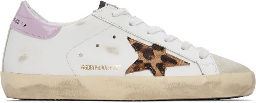 Golden Goose SSENSE Exclusive White & Pink Super-Star Classic Sneakers - Picture 5