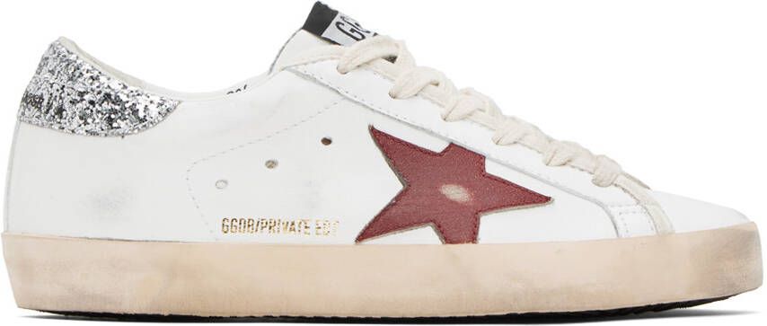 Golden Goose SSENSE Exclusive White Limited Edition Superstar Sneakers - Picture 5