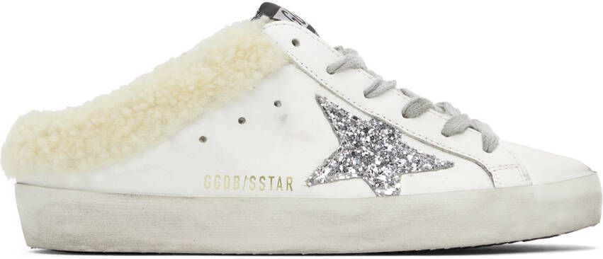 Golden Goose SSENSE Exclusive White Super-Star Sabot Sneakers