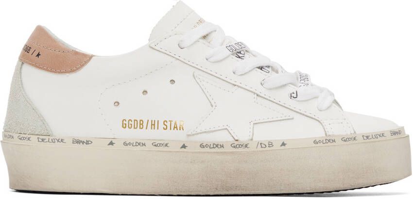 Golden Goose White Hi Star Sneakers