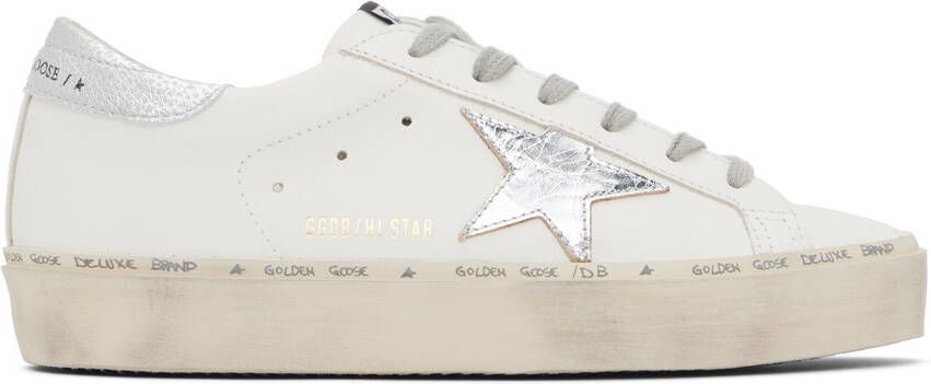 Golden Goose White Hi Star Sneakers