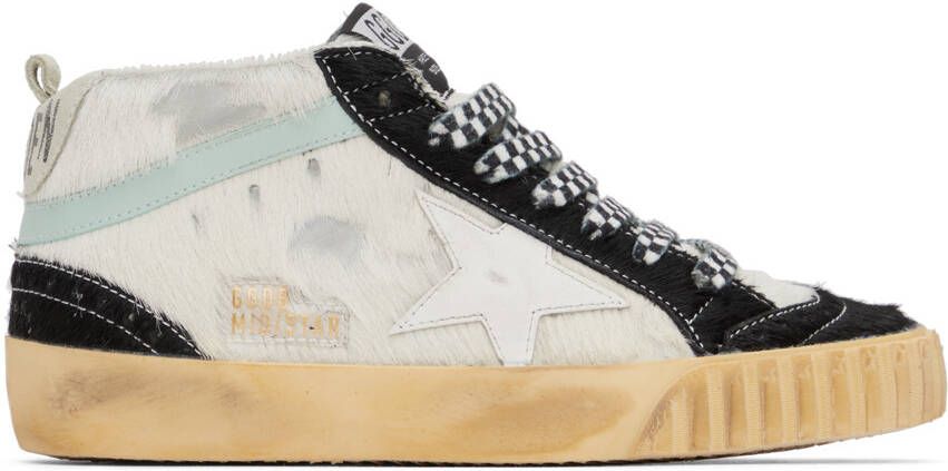 Golden Goose White Mid Star Classic Sneakers - Picture 5