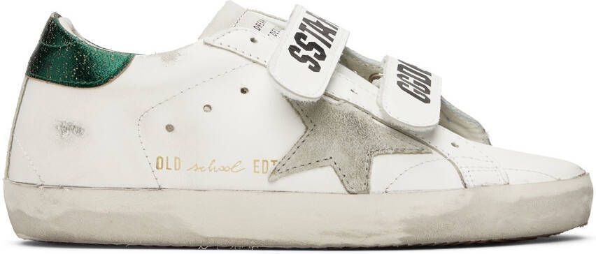 Golden Goose White Old School Sneakers - Picture 5
