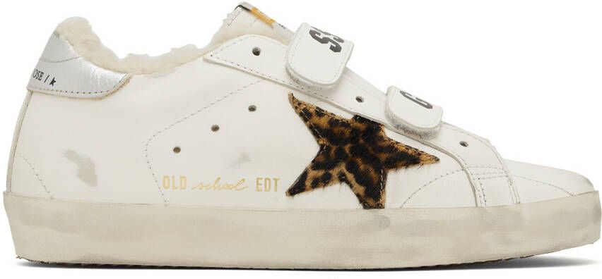 Golden Goose White Old Skool Sneakers