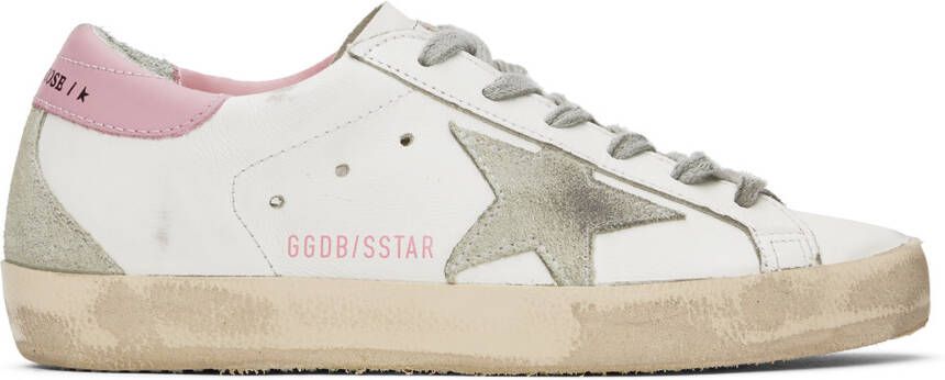 Golden Goose White Super-Star Skate Sneakers - Picture 10
