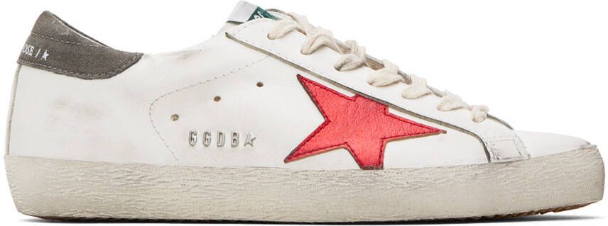 Golden Goose White Super-Star Sneakers - Picture 5