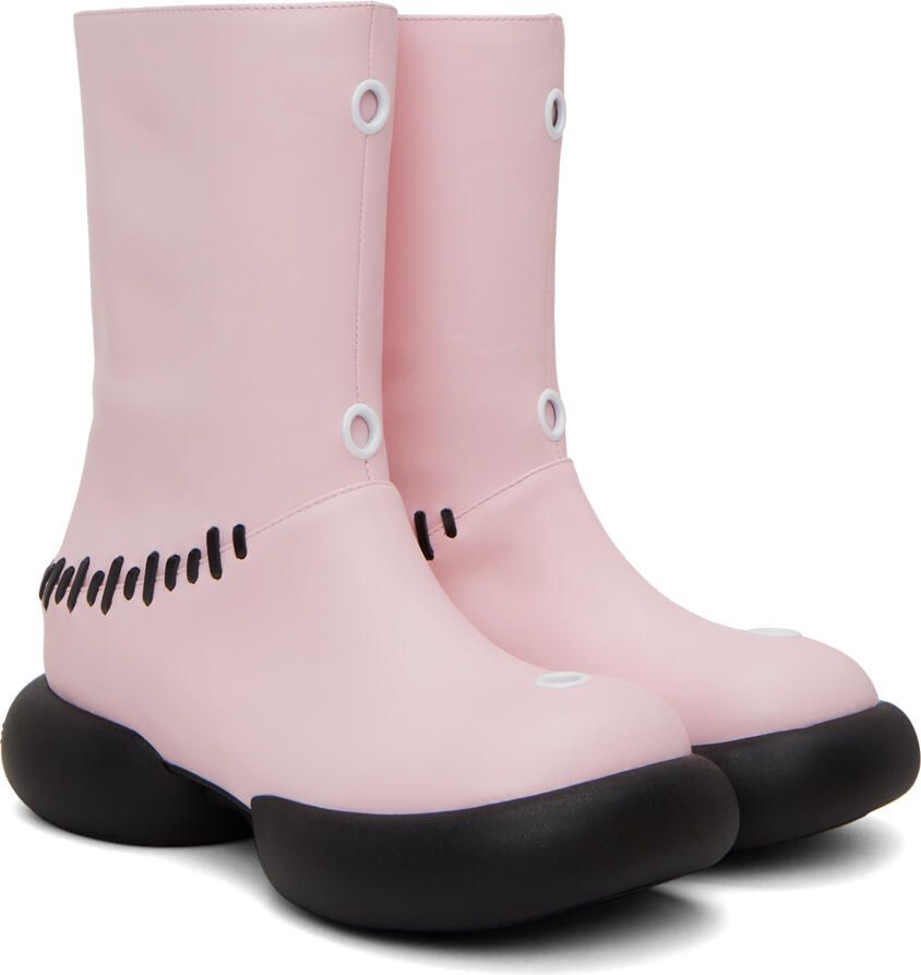 GRAPE Pink Detachable Bow Boots
