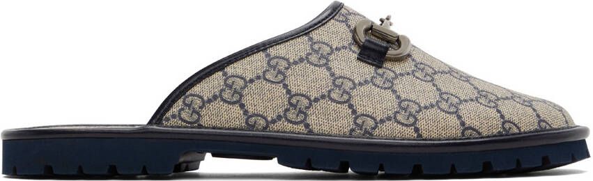 Gucci Beige GG Loafers