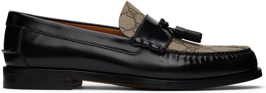 Gucci Black GG Loafers - Picture 5