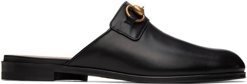Gucci Black Horsebit Loafers - Picture 5