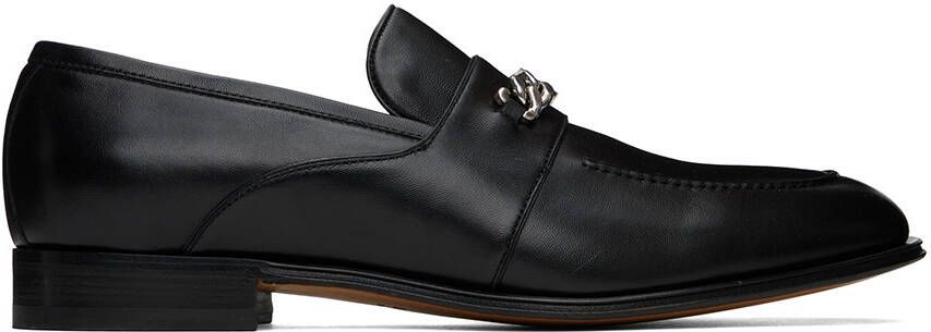 Gucci Black Interlocking G Loafers - Picture 4