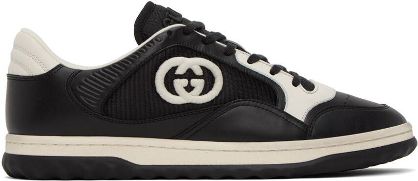 Gucci Black Interlocking G Sneakers - Picture 5