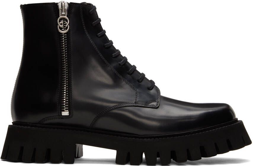 Gucci Black Leather Chelsea Boots - Picture 4