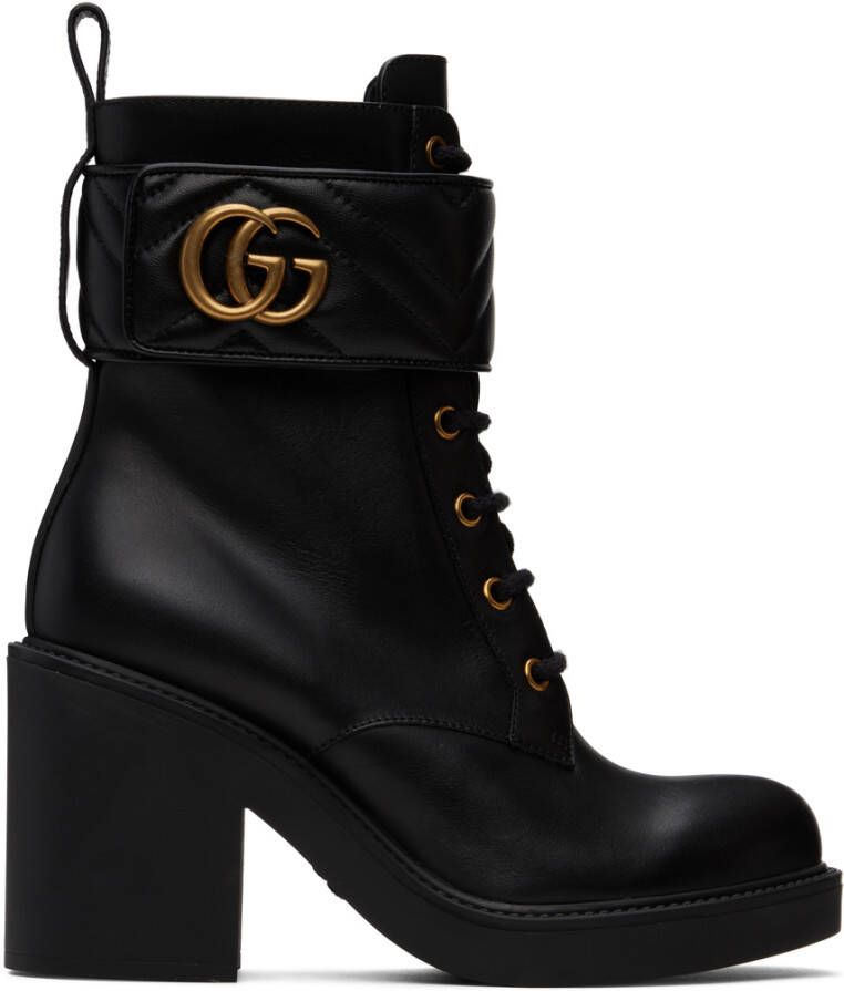 Gucci Black Marmont Boots