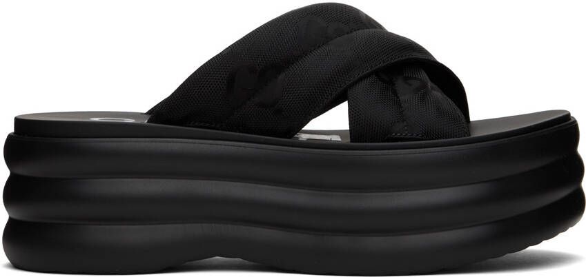Gucci Black Platform Slides - Picture 5