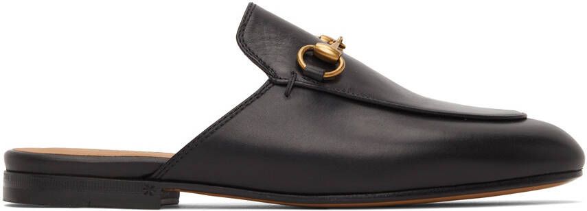 Gucci Black Princetown Classic Loafers - Picture 3
