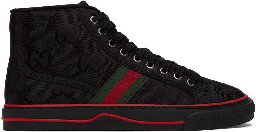 Gucci Black ' Tennis 1977' Off The Grid High-Top Sneakers - Picture 3