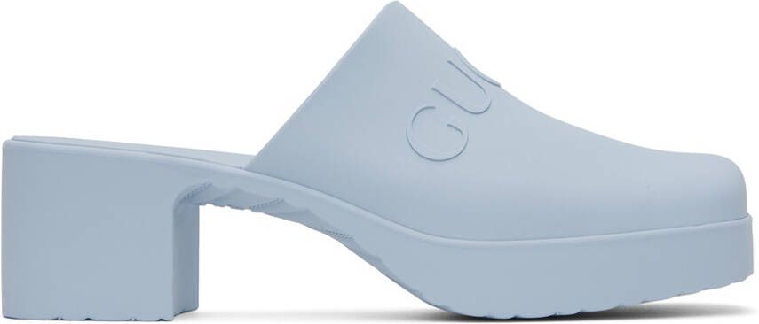 Gucci Blue Slip-On Loafers