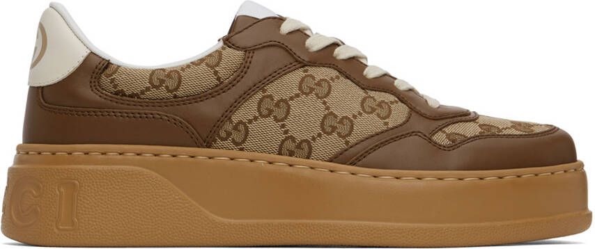 Gucci Brown GG Sneakers