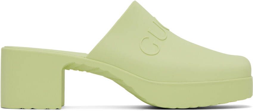 Gucci Green Slip-On Loafers - Picture 5