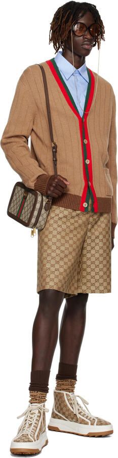 Gucci Beige GG Sneakers - Picture 4