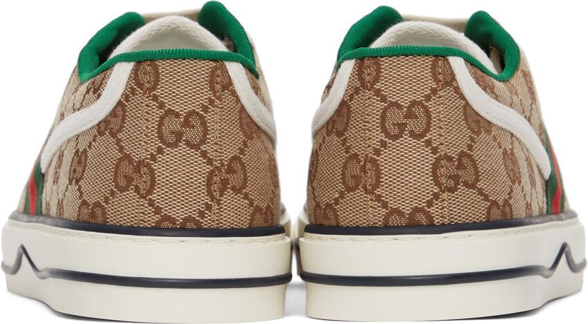 Gucci Beige GG ' Tennis 1977' Sneakers - Picture 2