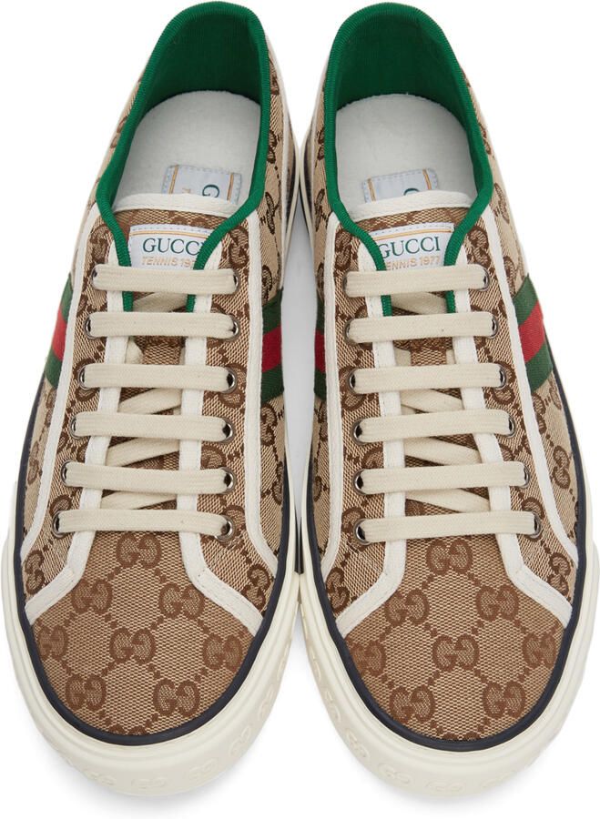 Gucci Beige GG ' Tennis 1977' Sneakers