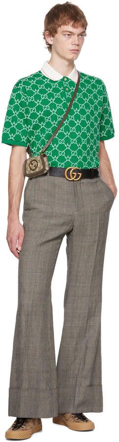 Gucci Beige Maxi GG Sneakers - Picture 4