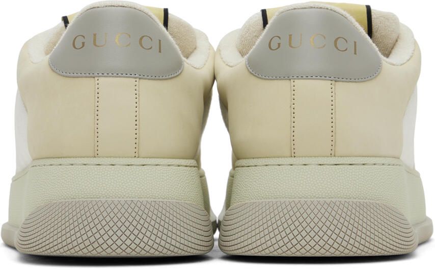 Gucci Beige Screener GG Sneakers
