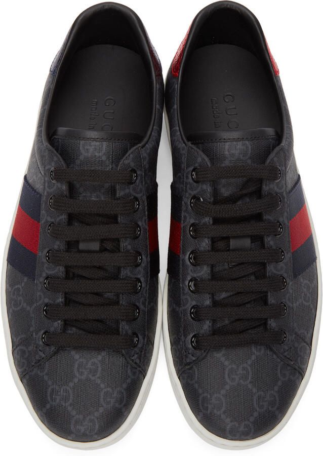 Gucci Black GG Ace Sneakers