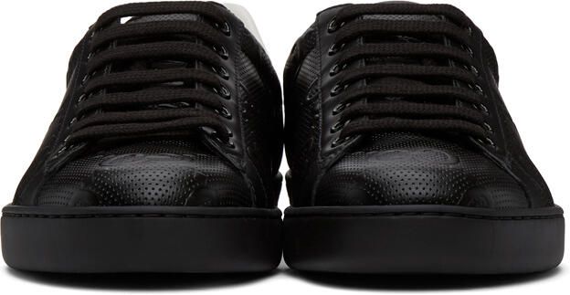 Gucci Black GG Ace Sneakers - Picture 2