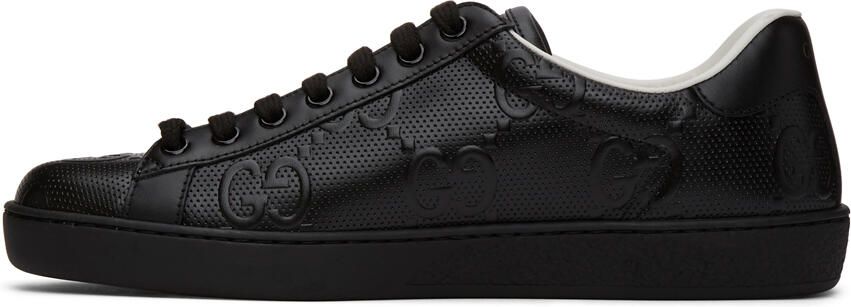 Gucci Black GG Ace Sneakers