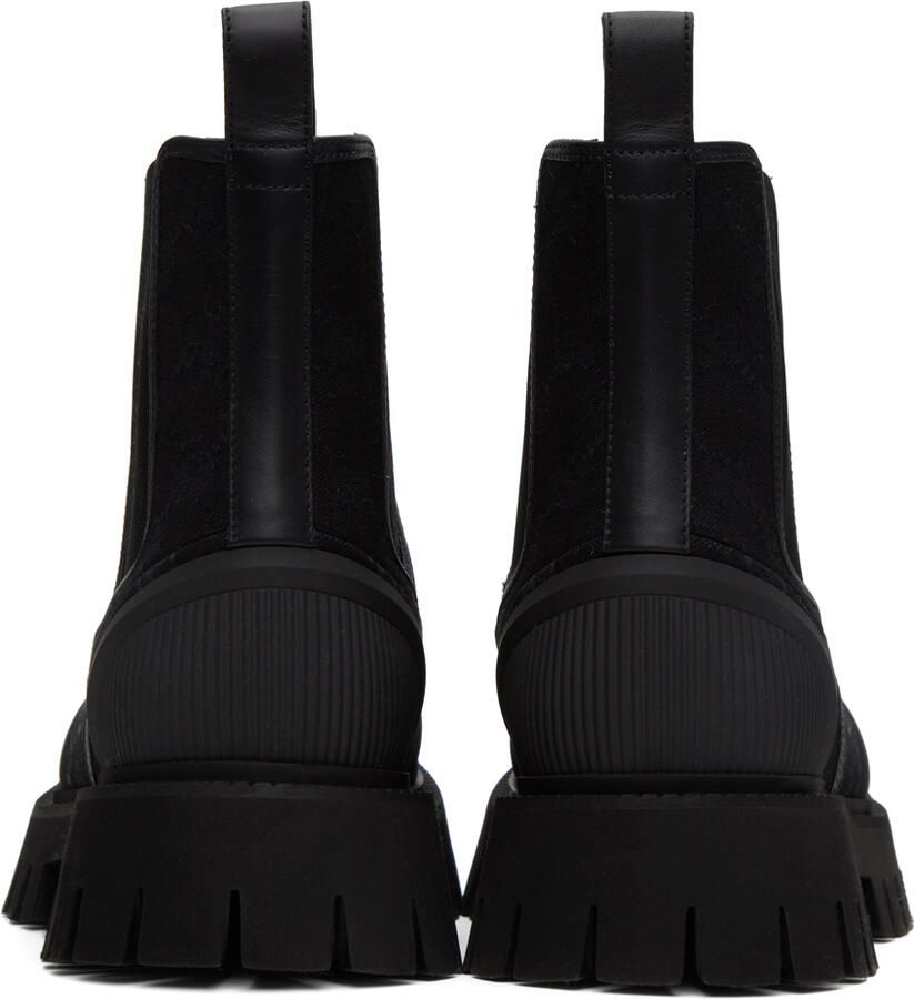 Gucci Black GG Chelsea Boots
