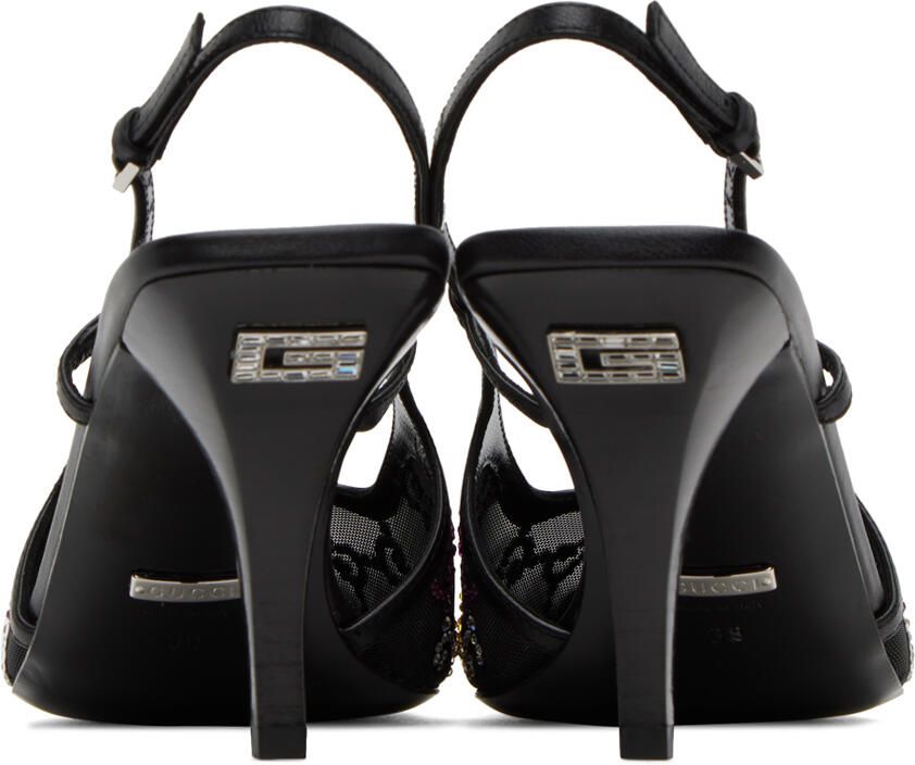 Gucci Black GG Heels
