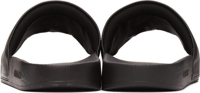 Gucci Black ' Hawaii' Pool Slides - Picture 4