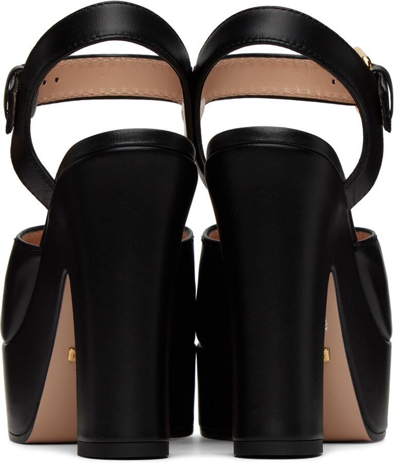 Gucci Black Horsebit Sandals