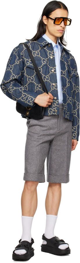 Gucci Black Horsebit Sandals - Picture 4