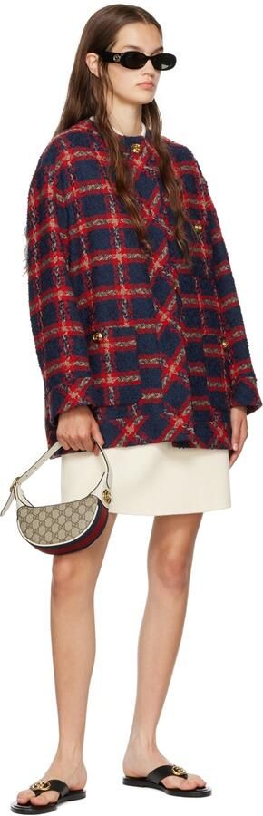 Gucci Black Interlocking G Flat Sandals