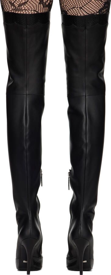 Gucci Black Lace-Up Boots