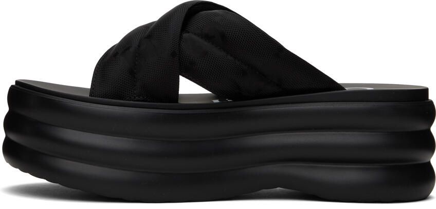 Gucci Black Platform Slides - Picture 3