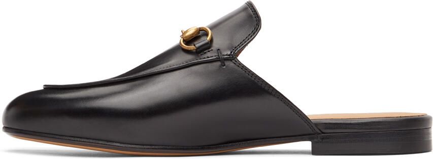 Gucci Black Princetown Slippers - Picture 2