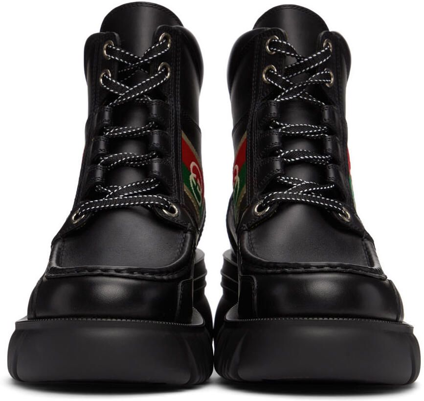 Gucci Black Romance Ankle Boots